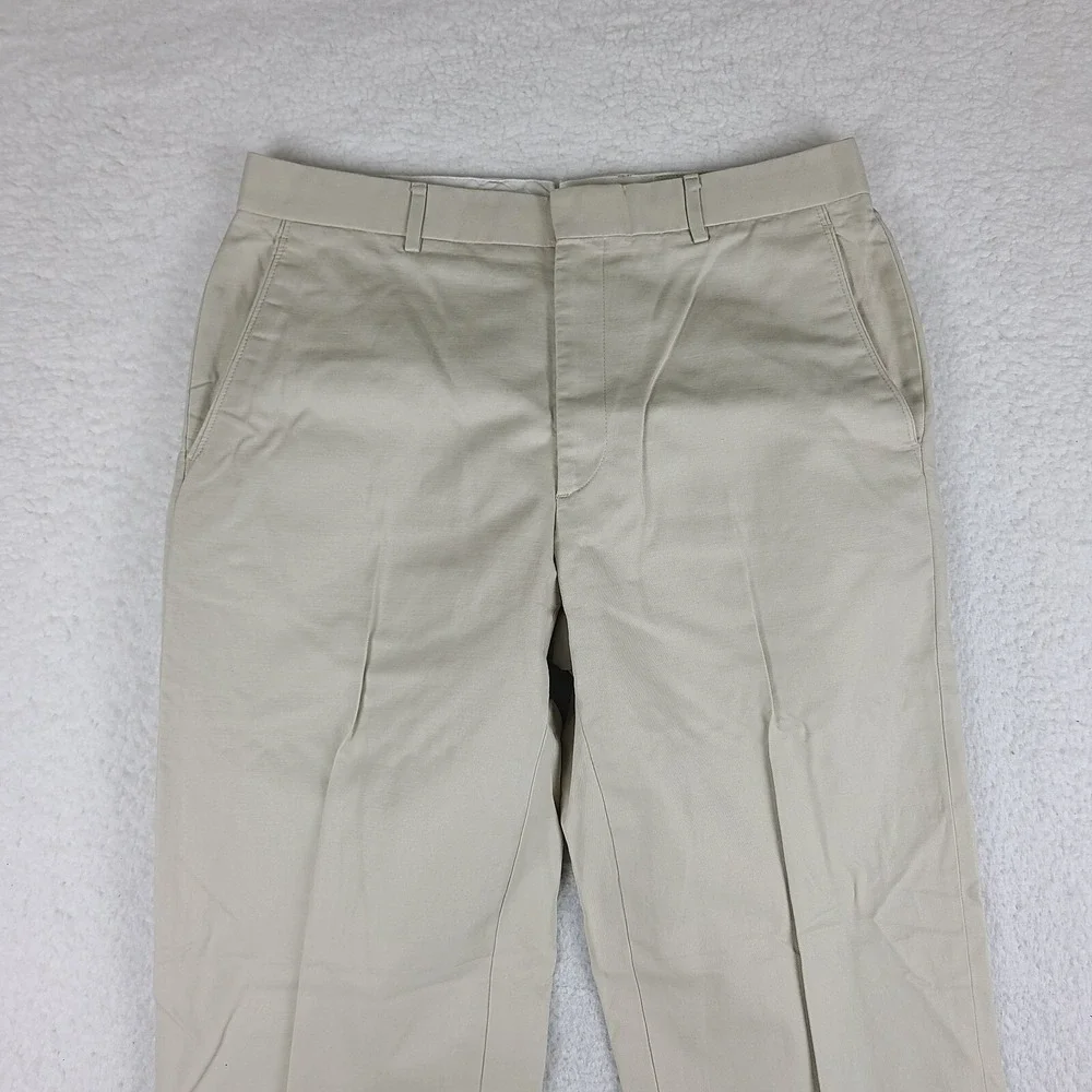 Banana Republic Pants Mens‎ 34x32 Stone Beige Cuffed Dress Slacks HEMMED